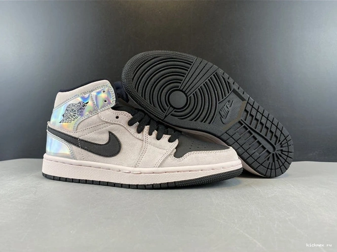 Cheap MAX ComfortFit Powder Iridescent 3746 Jordan1 Mid Dirty BQ6472- 1024